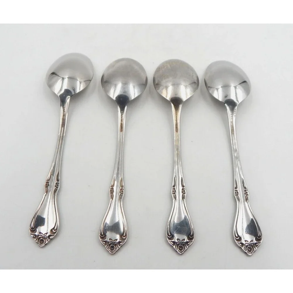 Oneida SSS Celebrity Dinner Place TableSpoons Stainless Flatware S/4 Replacement